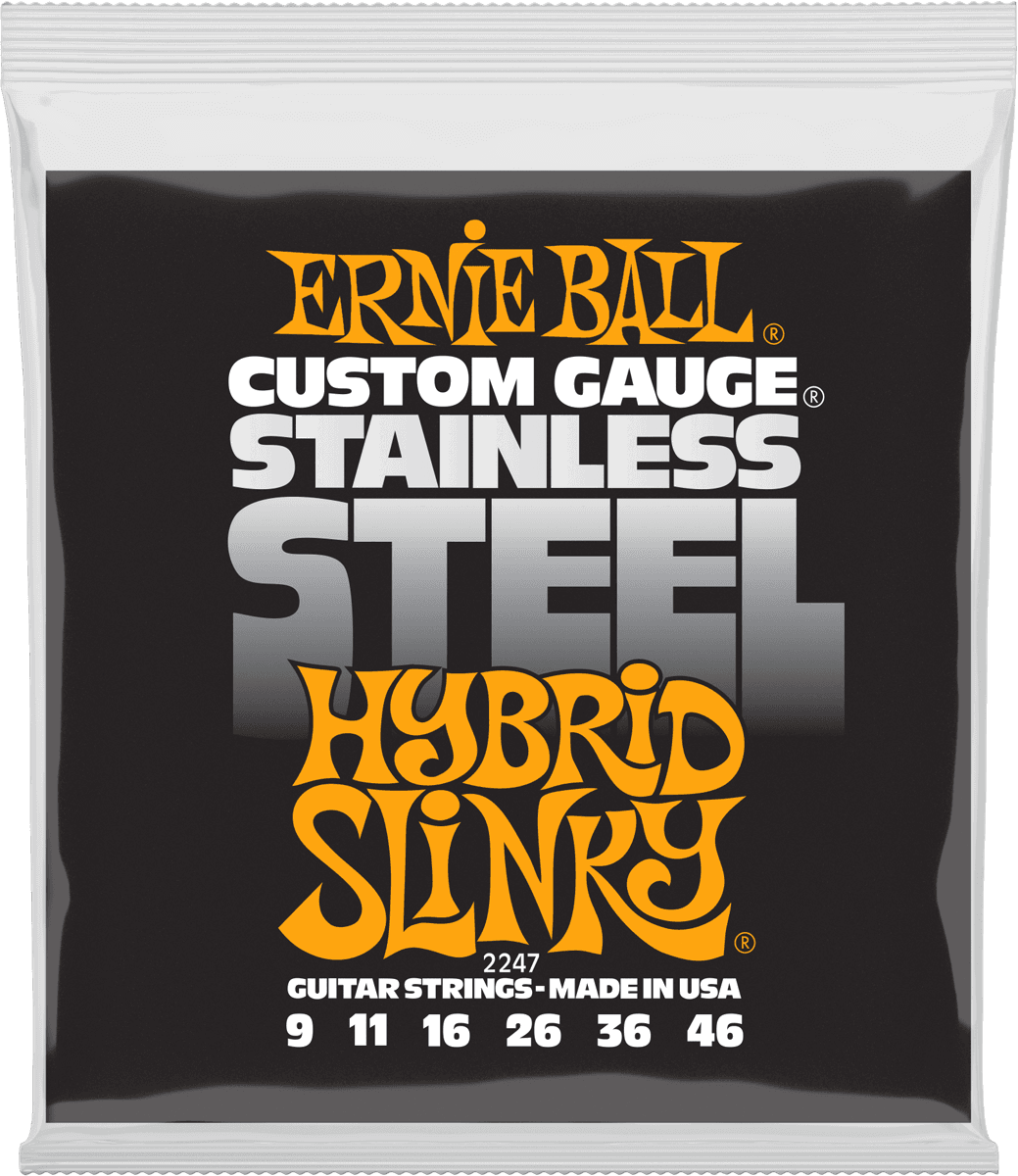 Ernie Ball Stainless Steel Hybrid Slinky 2247