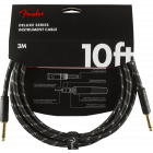 Fender Instrumentkabel Deluxe Black Tweed, Jack-Jack, 3m