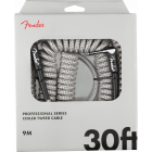 Fender Coil Cable Tweed Wit, Jack - Jack Haaks, 9 m