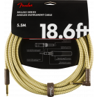 Fender Instrumentkabel Deluxe Tweed, Jack-Jack Haaks, 5.5m