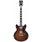 D'angelico Premier Mini DC Brown Burst