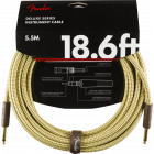 Fender Instrumentkabel Deluxe Tweed, Jack - Jack, 5.5m