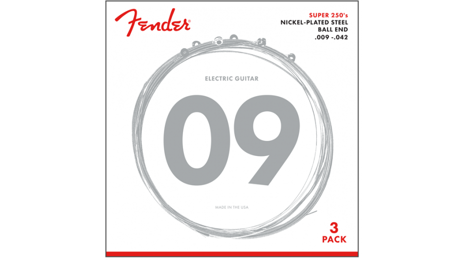 Fender Super 250L Guitar Strings - 3-pack