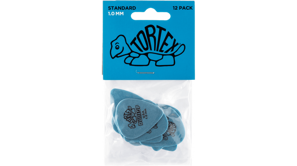 Dunlop Tortex Standard 1.00 Plectrum 12-Pack blauw