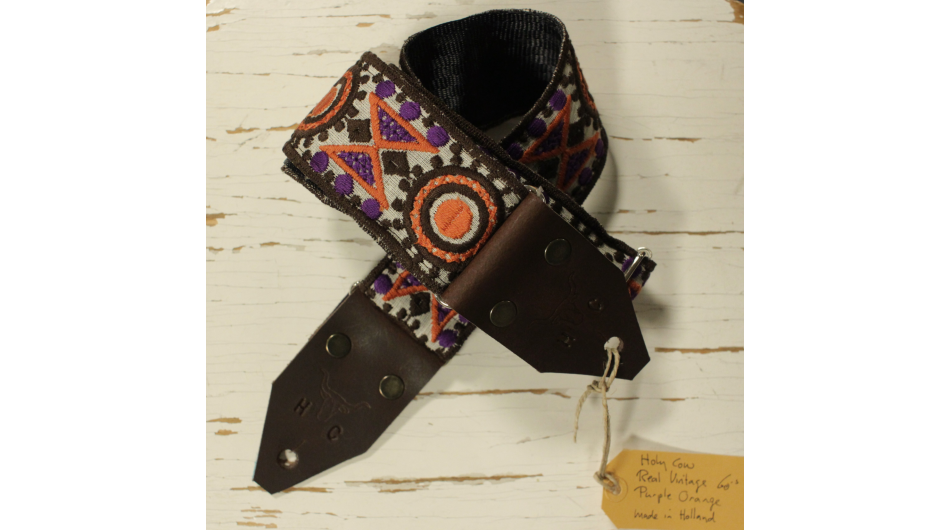 Holy Cow Straps 60's Purple Orange