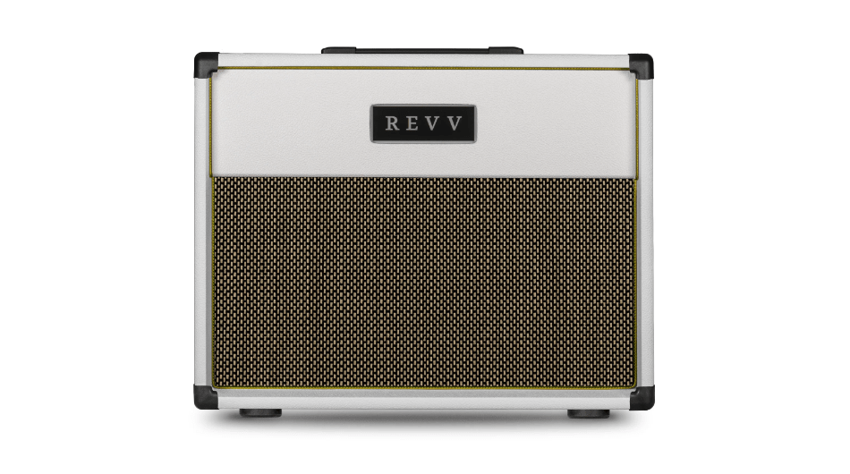 Revv 1x12" Cabinet 90-watt, Extension Cabinet White/Salt 'n Pepper