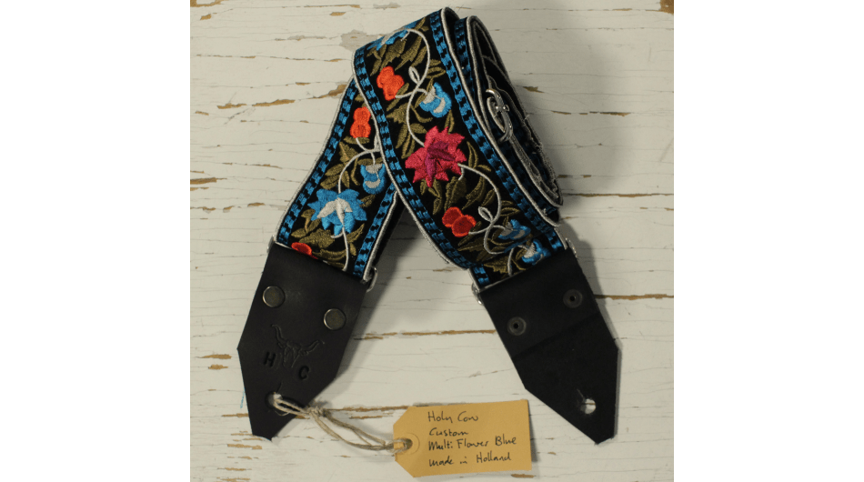 Holy Cow Straps Multi Flower Blue