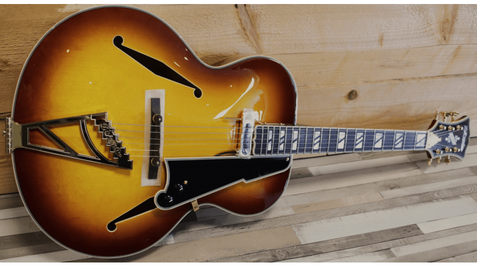 D'angelico Excel Style B Dark Iced Tea Burst