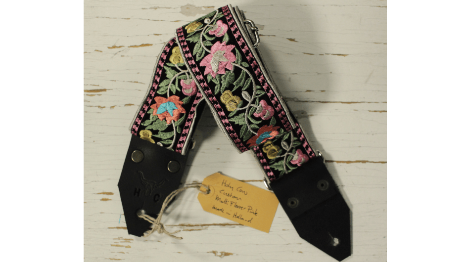 Holy Cow Straps Multi Flower Pink