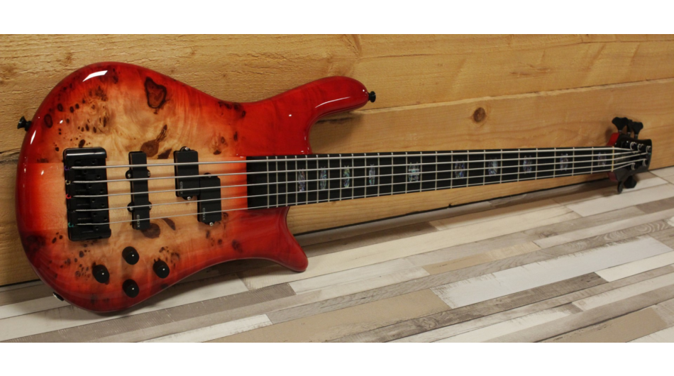 Spector Euro 5 CST - Natural Red Burst Gloss