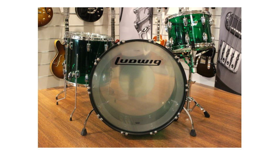 Ludwig LTD Vistalite Zep Green