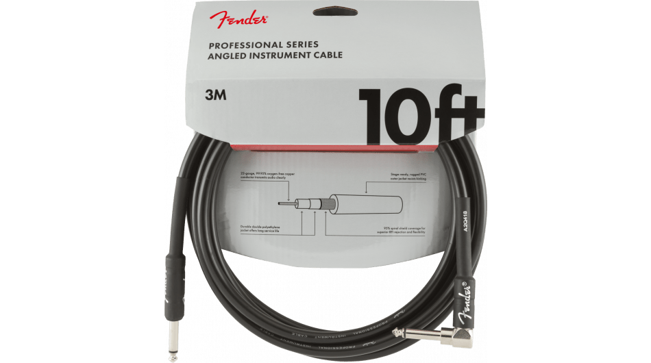 Fender Instrumentkabel Professional Series, Jack-Jack Haaks, 3m