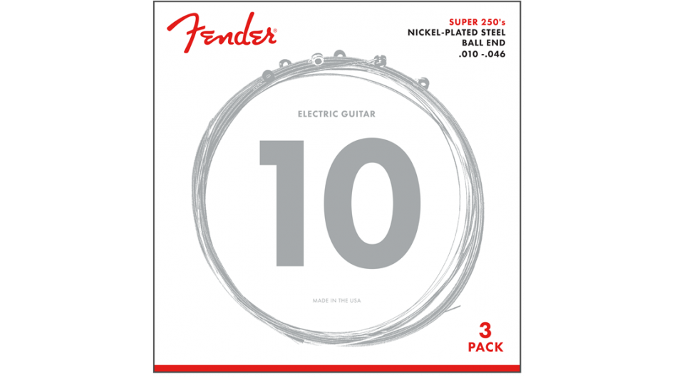 Fender Super 250R Guitar Strings - 3-pack