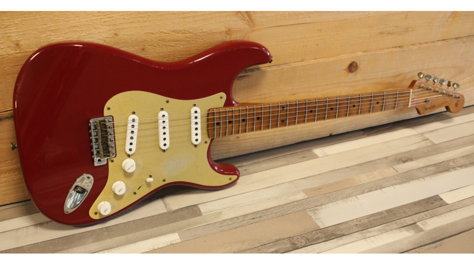 Fender Custom Shop 2024 LTD 70th Anniversary 1954 Roasted Stratocaster Journeyman Relic, Cimarron Red