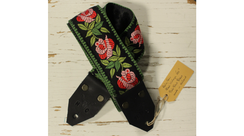 Holy Cow Straps 60's Pink Red Rose