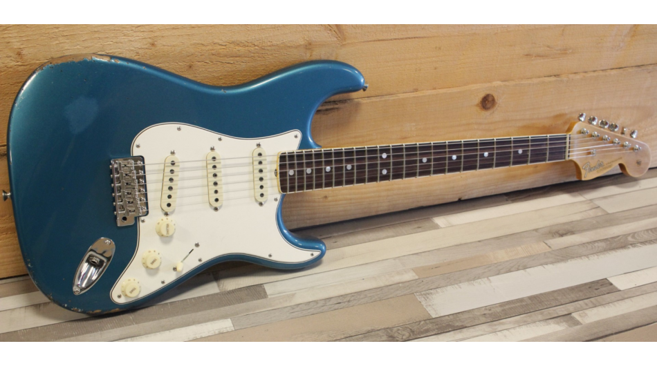 Fender Custom Shop 2024 Time Machine 1967 Stratocaster Relic Closet Classic Hardware, Aged Ocean Turquoise