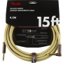 Fender Instrumentkabel Deluxe Tweed, Jack-Jack Haaks, 4.5m