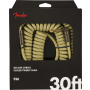 Fender Coil Cable Deluxe Tweed, Jack - Jack Haaks, 9m