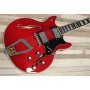 Hagstrom Alvar Wild Cherry Transparant incl. gigbag (occasion)