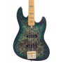 Sire Marcus Miller V10 Swamp Ash 4 Transparant Green Satin