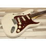 Fender Custom Shop 2024 Postmodern Thinline Strat Journeyman Relic, Aged White Blonde