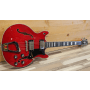 Hagstrom Alvar Wild Cherry Transparant incl. gigbag (occasion)