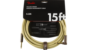 Fender Instrumentkabel Deluxe Tweed, Jack-Jack Haaks, 4.5m