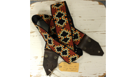 Holy Cow Straps 60's Orange Dots Brown