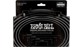 Ernie Ball EEB 6462 Flex patch cables Pedalboard pack, Zwart