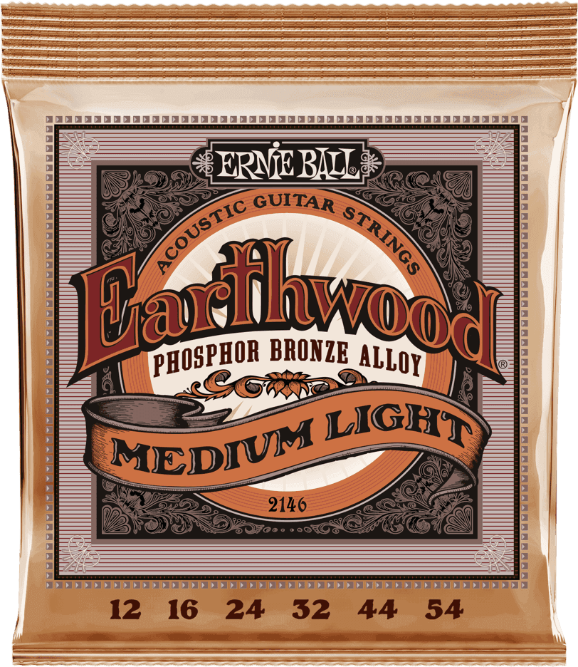 Ernie Ball Earthwood Acoustic Phosphor Bronze Medium Light 2146